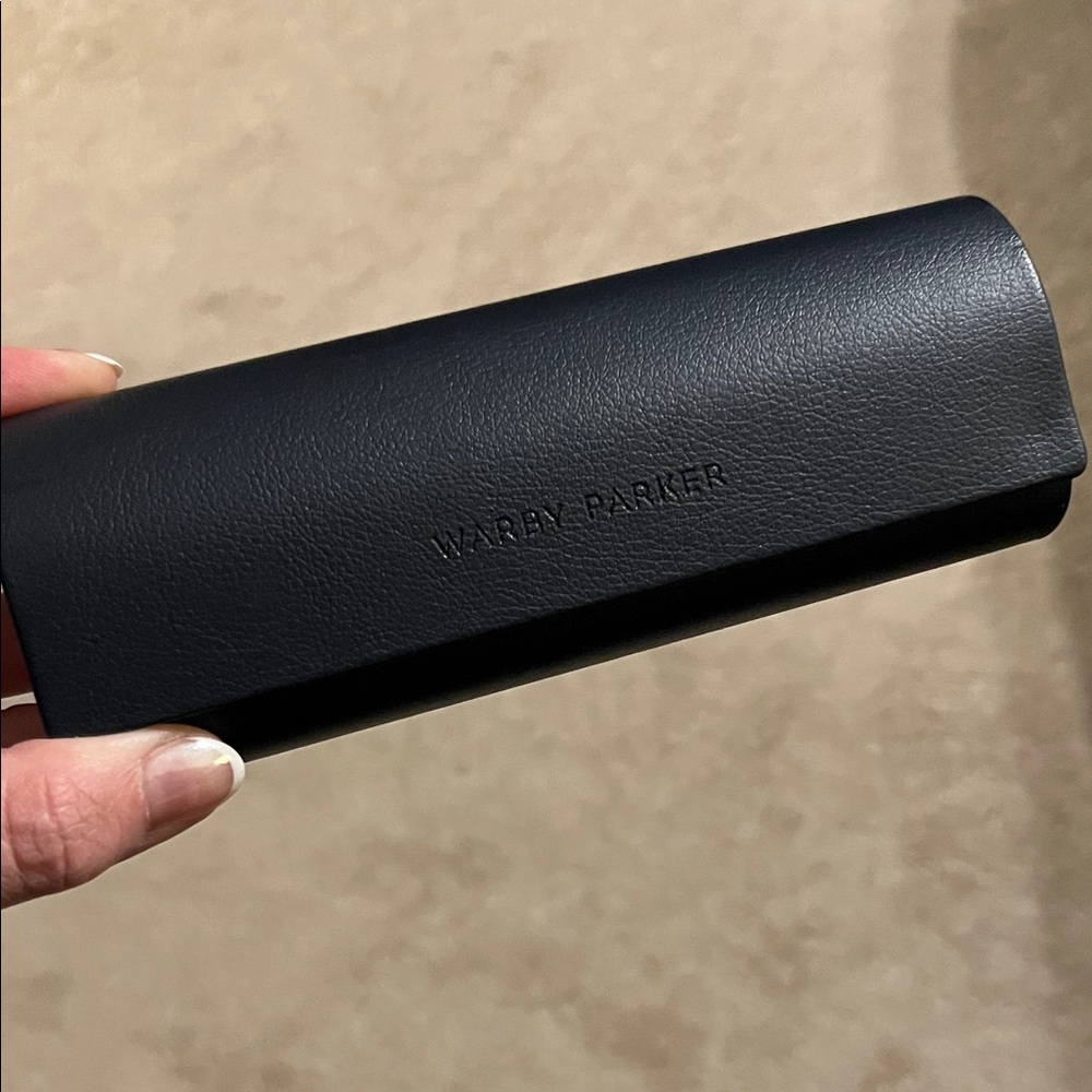 Warby Parker Midnight Black Glasses Case